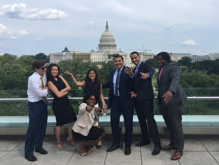 Picture of KIPP Interns on Capitol Hill
