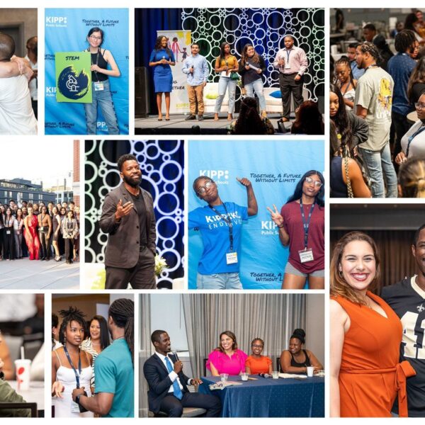 collage of photos from KIPP Alumni summit